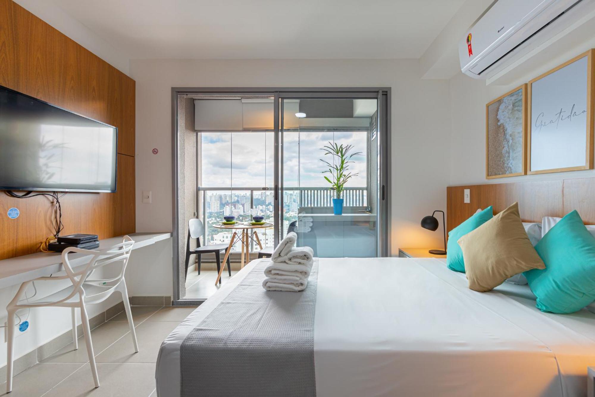 Easy Star - Lindo Studio No Alto Da Boa Vista Proximo Ao Metro - Tx03h Apartment