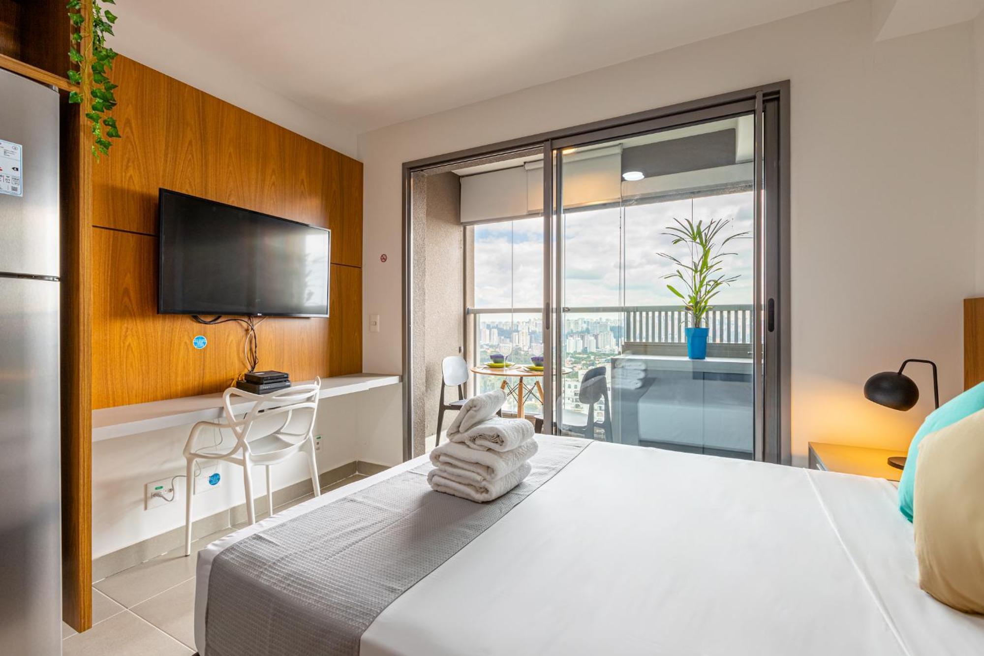 Apartamento Easy Star - Lindo Studio No Alto Da Boa Vista Proximo Ao Metro - Tx03h São Paulo